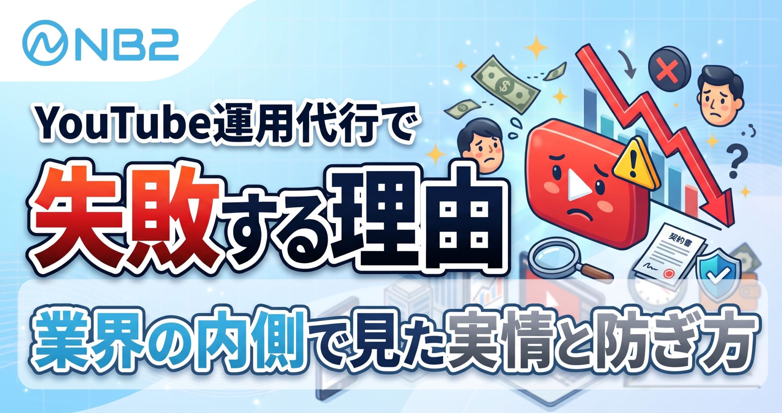 YouTube運用代行で失敗する理由とは？業界の内側で見た実情と防ぎ方